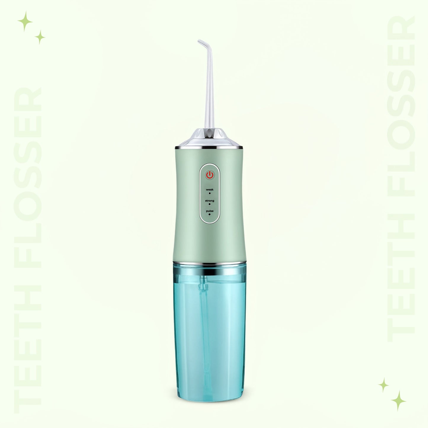 Electric water flosser dental pick for plaque and gum care