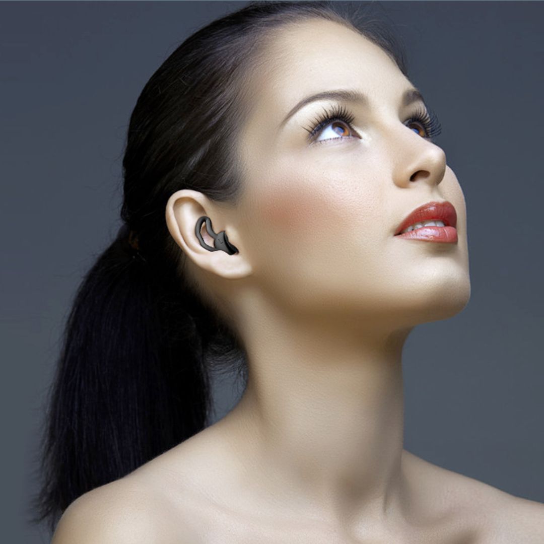 Reusable soft silicone sleep earplugs with 25dB noise reduction