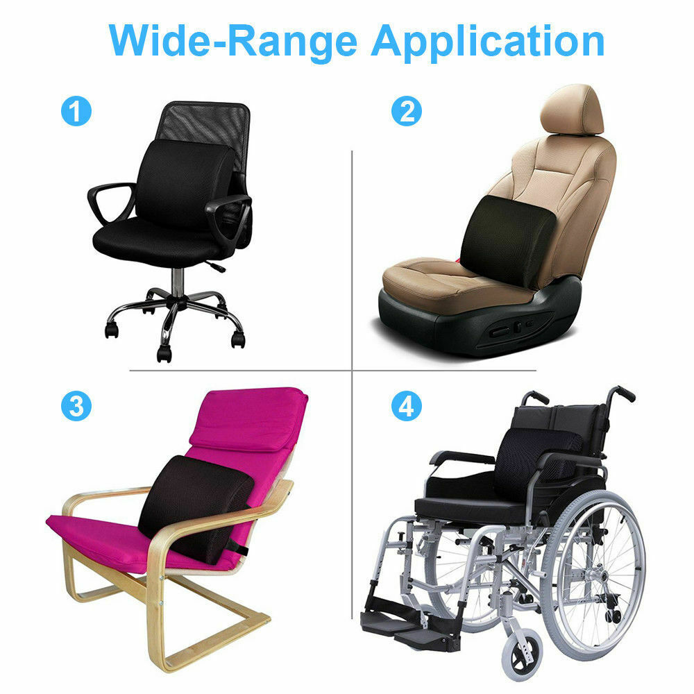 Memory foam sciatica seat cushion for office chair and car
