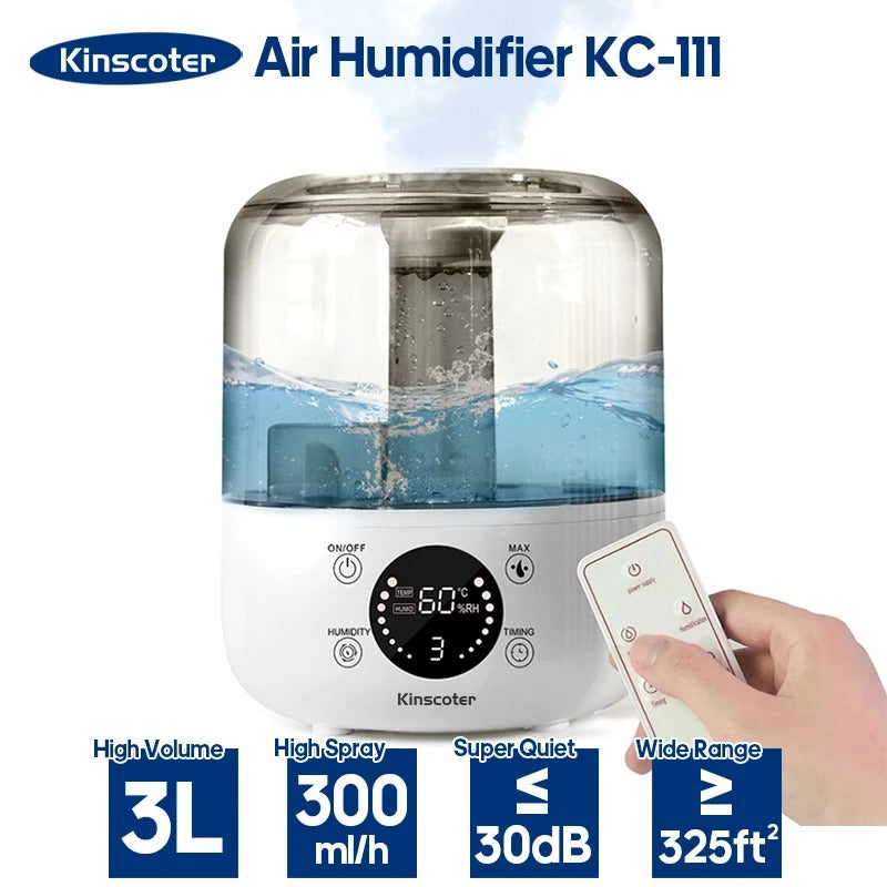 Large capacity home air humidifier sleep comfort