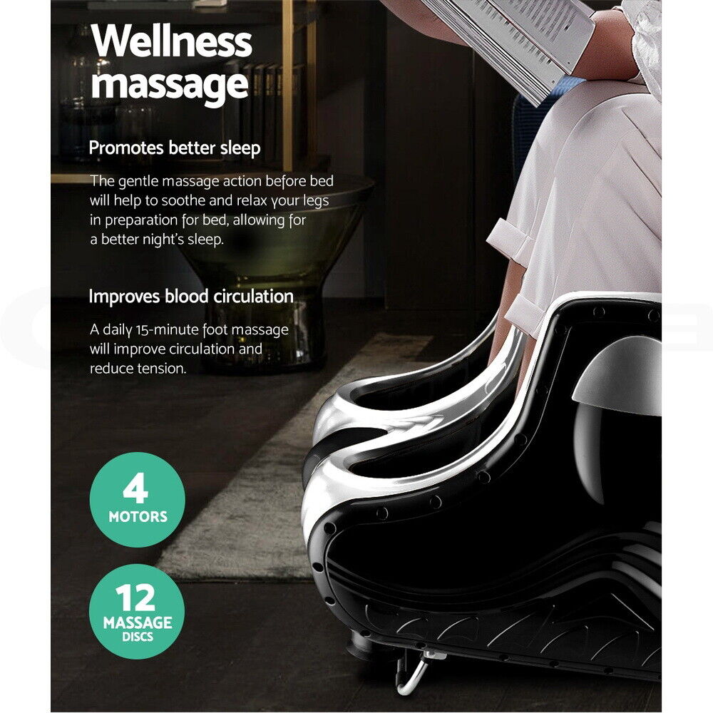 Electric premium foot calf and leg massager recovery system
