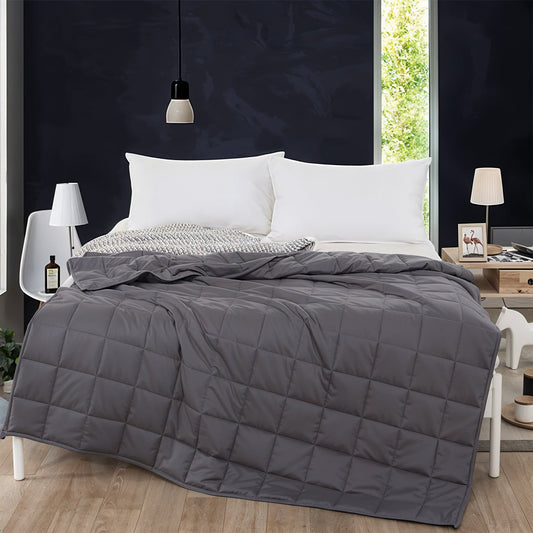 Weighted blanket soft material for calming sleep
