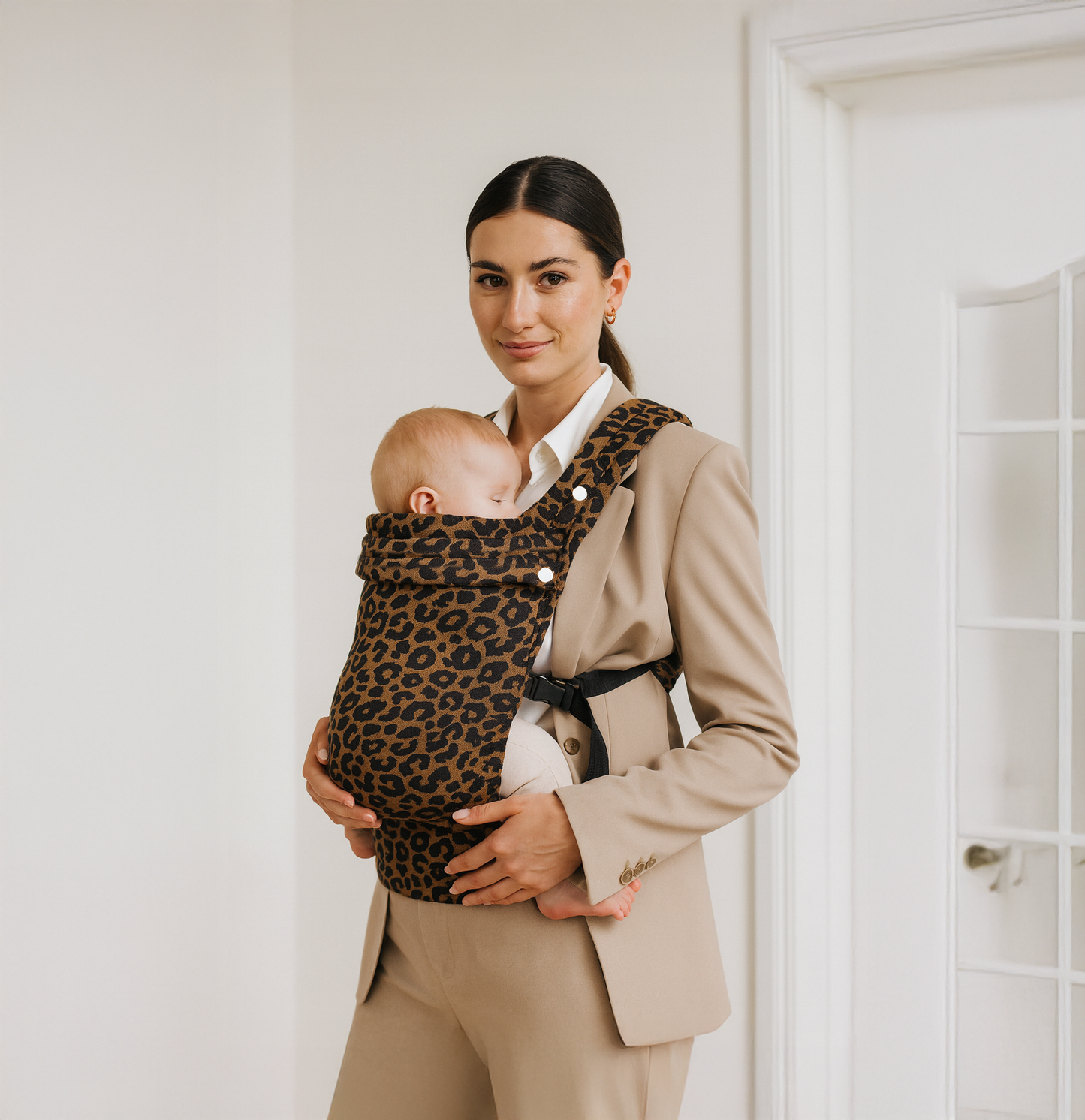 Classic ergonomic baby carrier for newborn to toddler