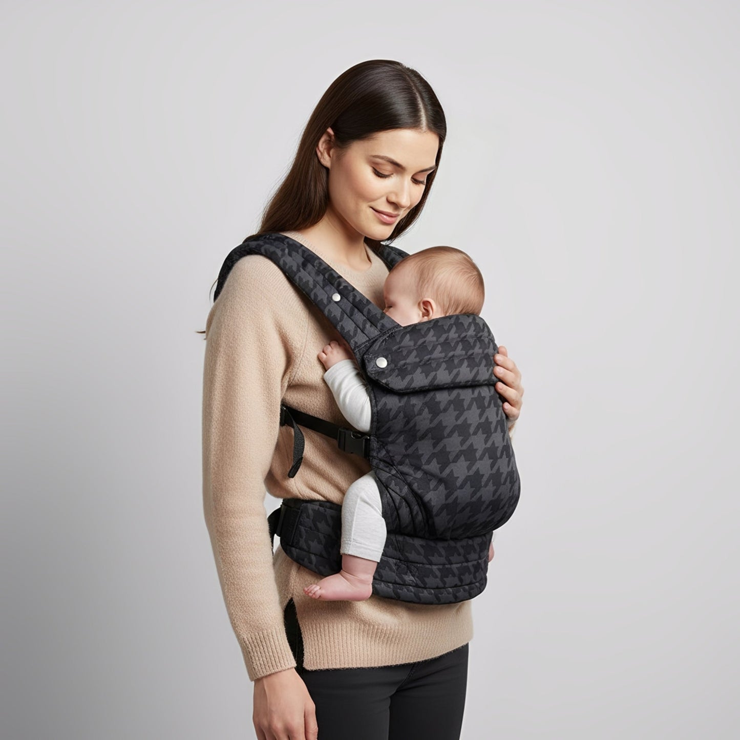 Classic ergonomic baby carrier for newborn to toddler