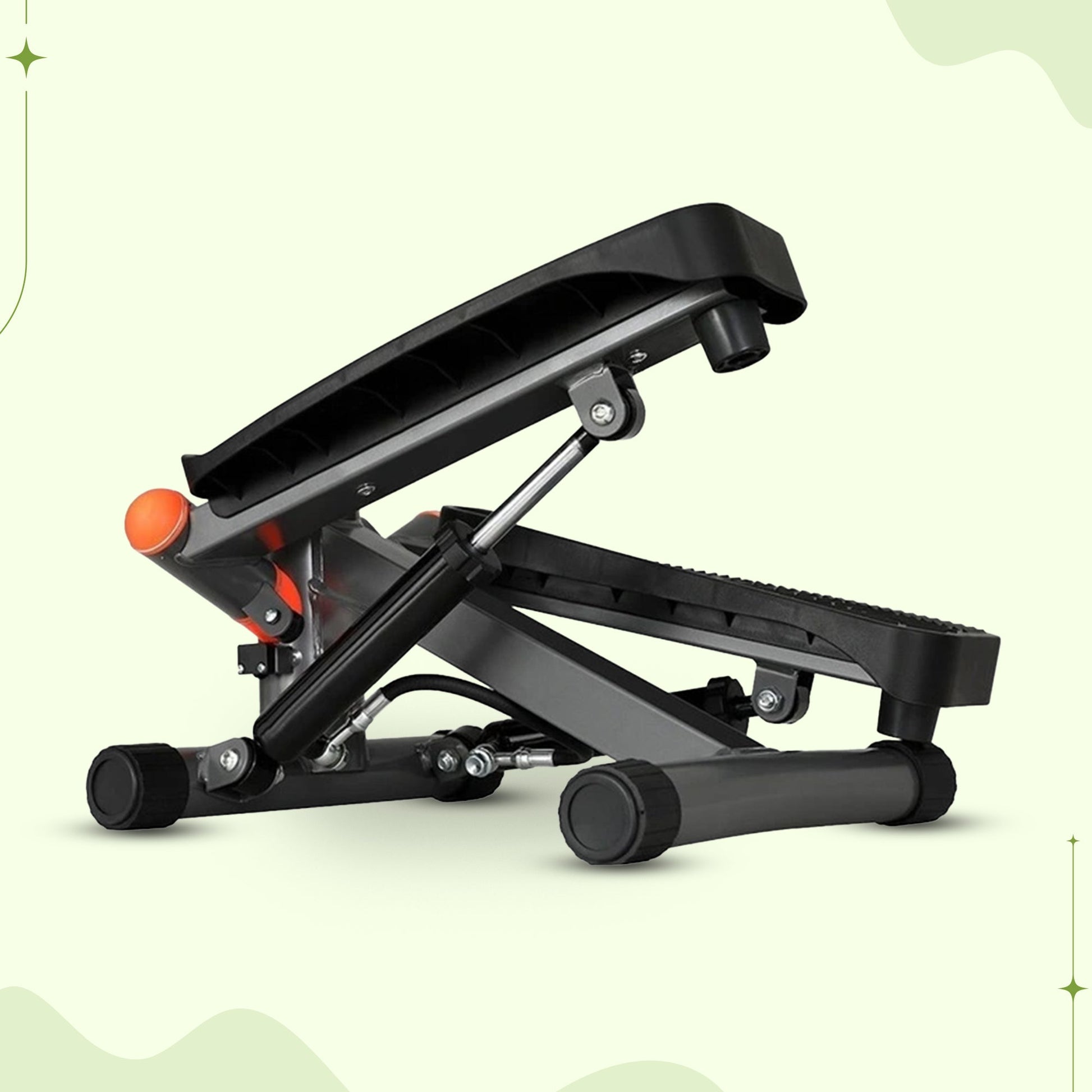 Aerobic twist stepper compact cardio trainer