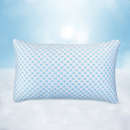 Cooling gel-infused pillow for hot sleepers
