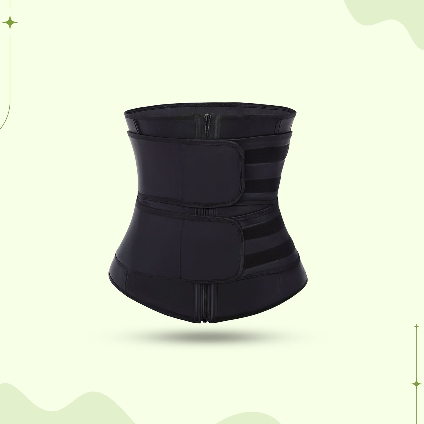 Women's waist trainer body shaper sweat belt for tummy control