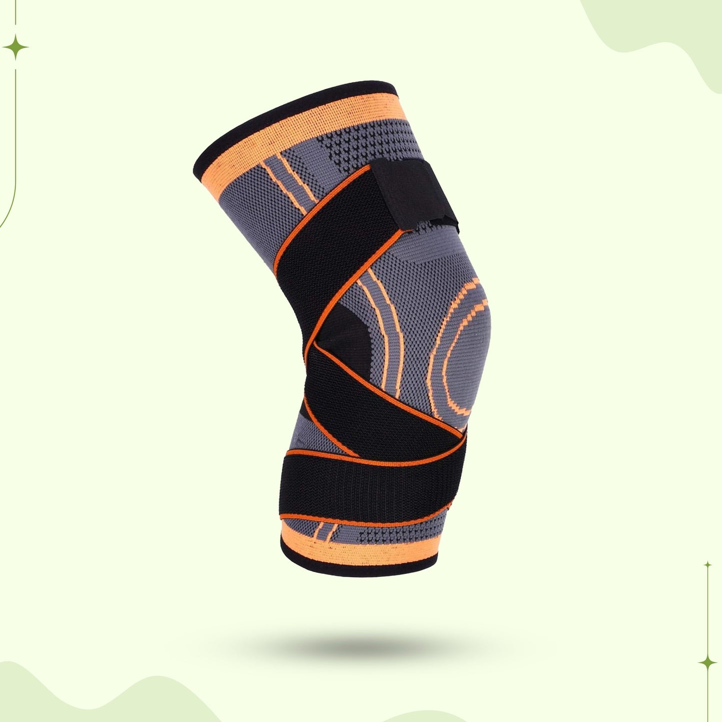 Compression knee support sleeve for men and women