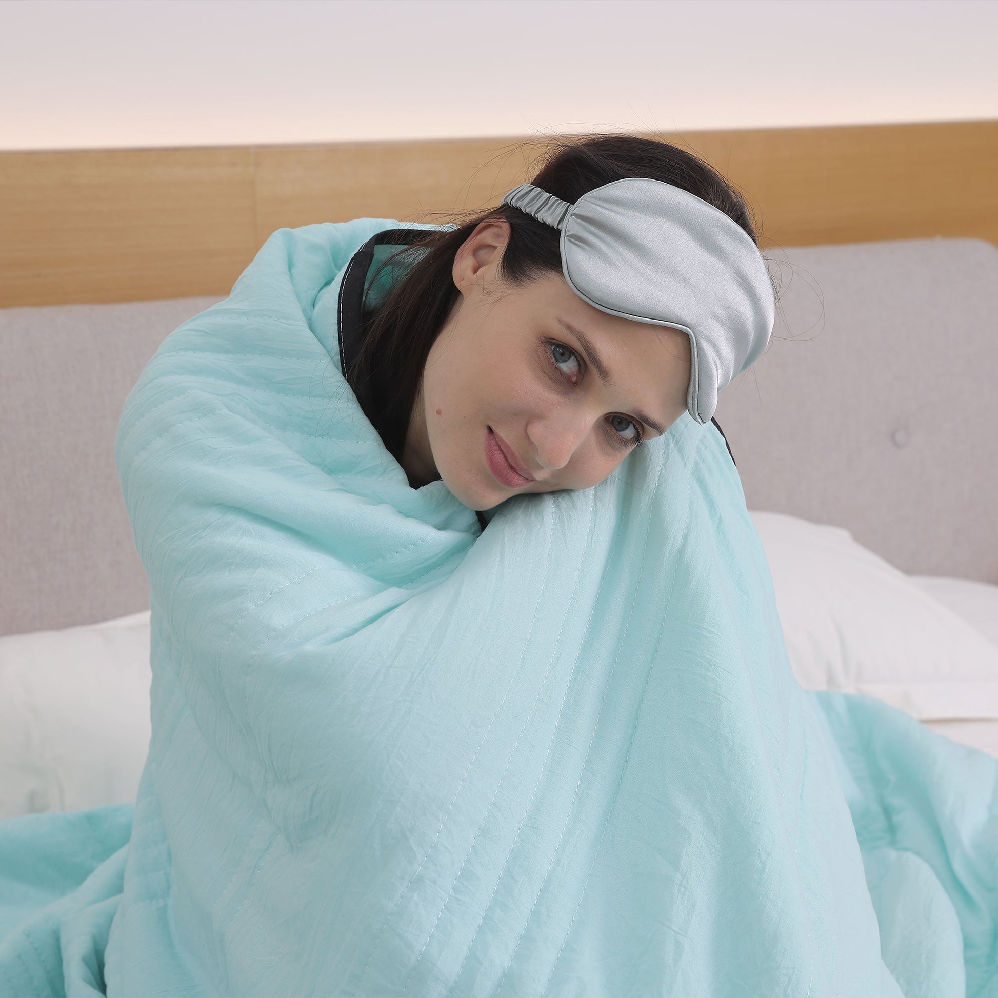 Ice cooling calming blanket sensory