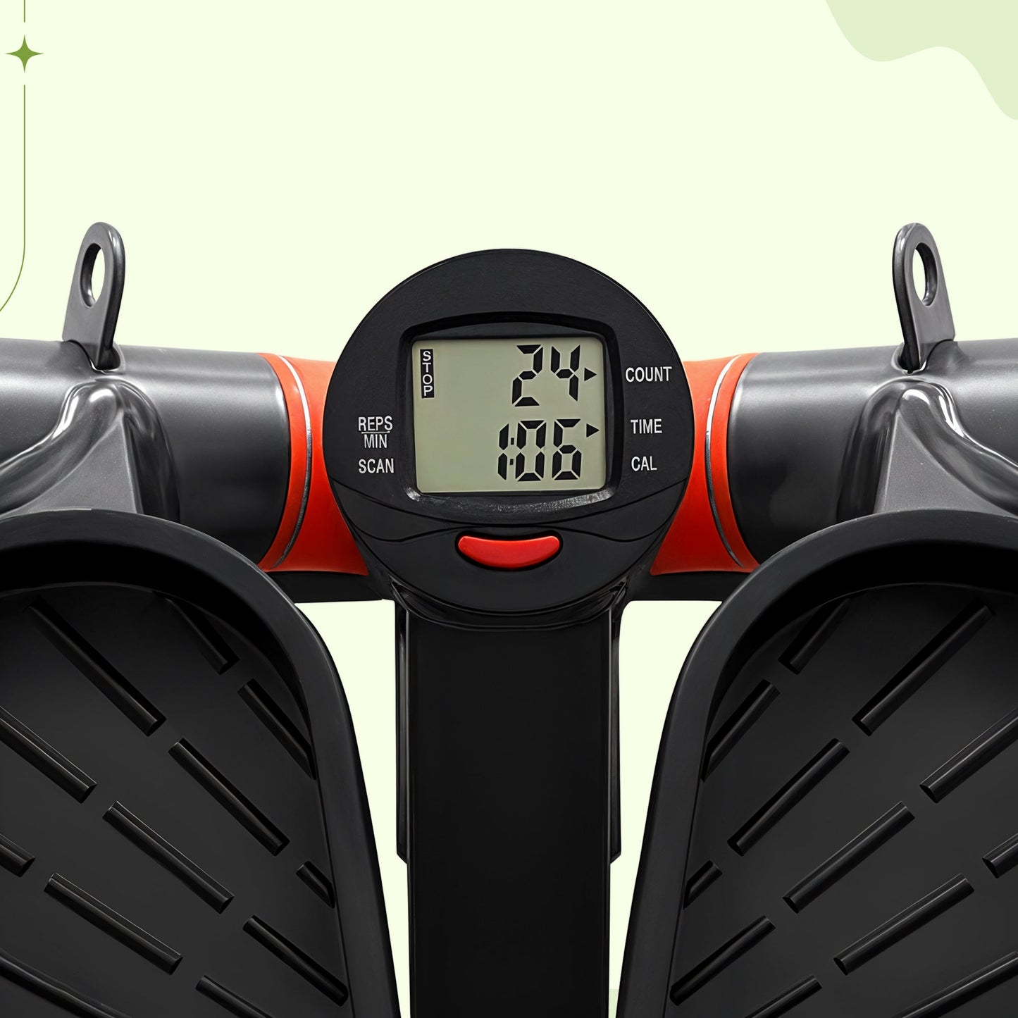 Aerobic twist stepper compact cardio trainer