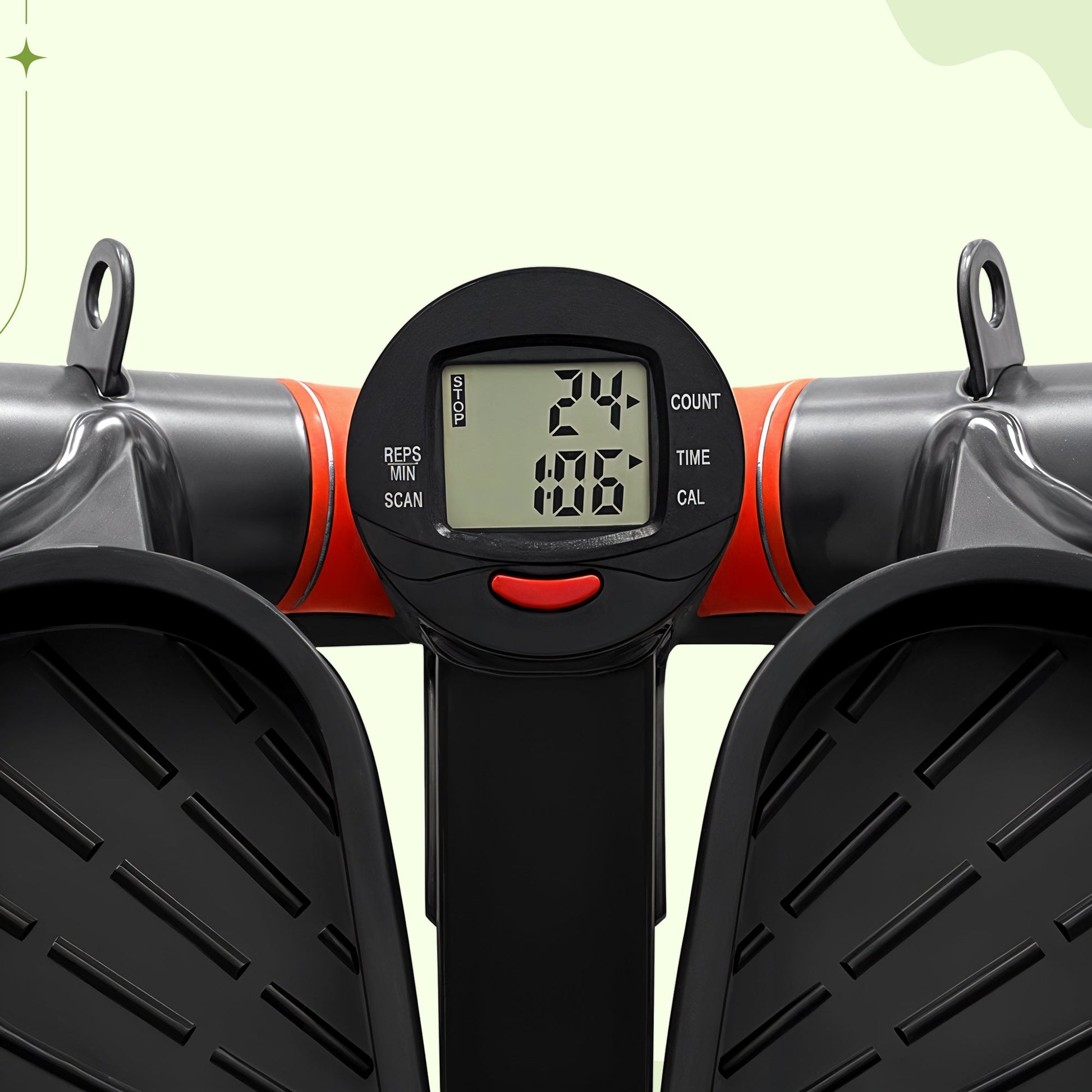 Aerobic twist stepper compact cardio trainer