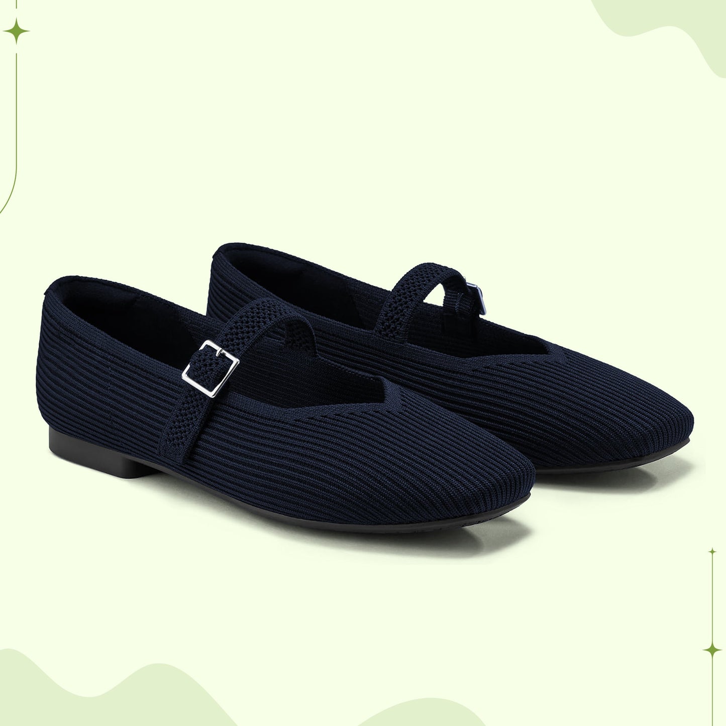 Women's cushy square-toe elegant comfort sandals