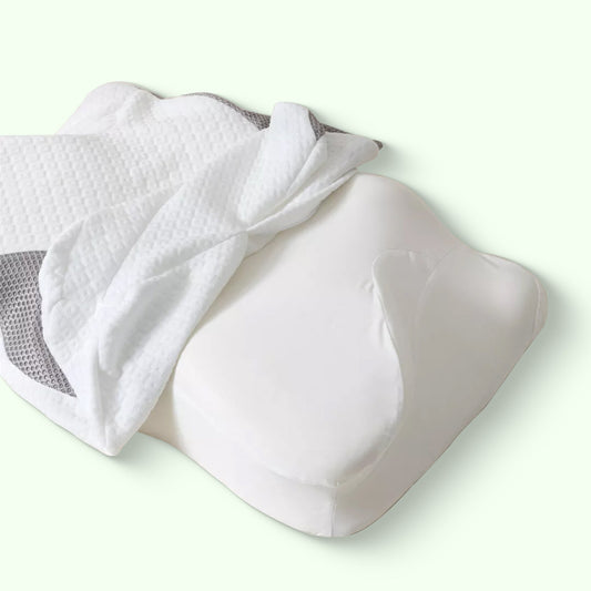 Replacement pillowcase for butterfly memory foam neck pillow