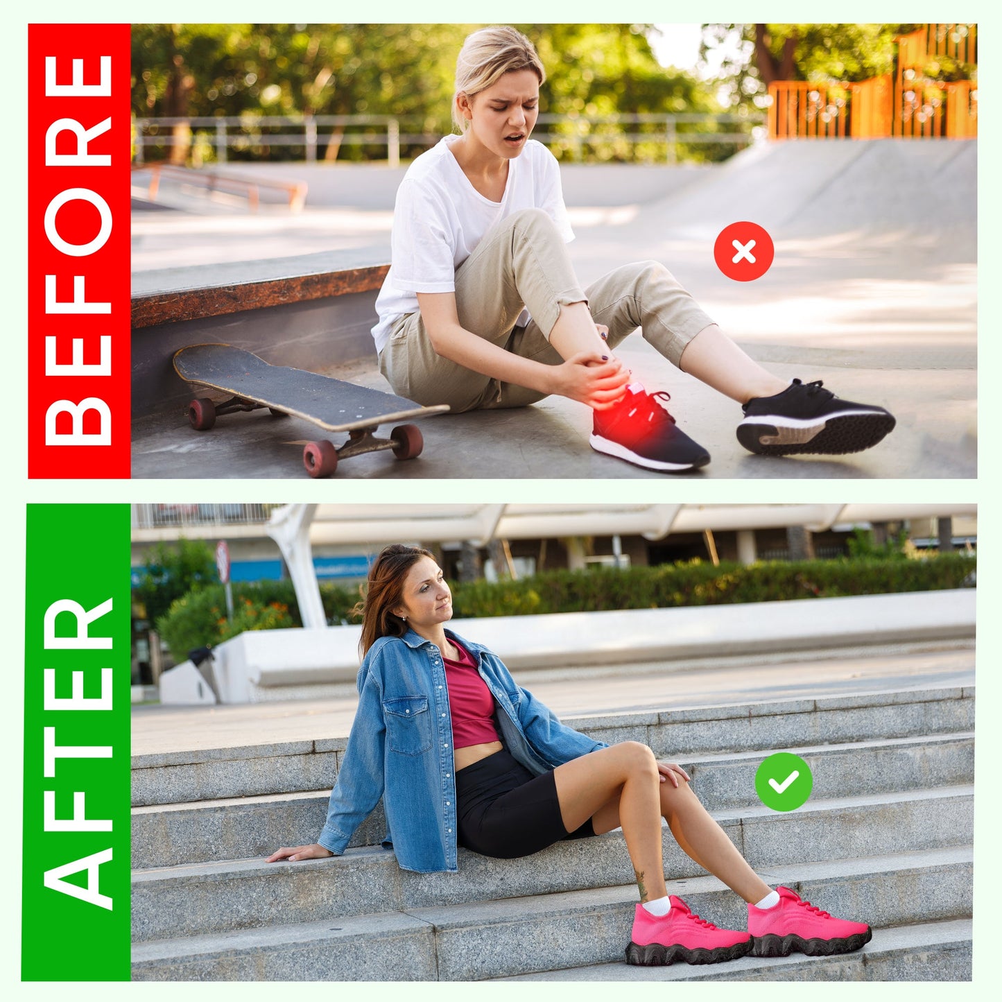 Women's all-day comfort stretch feather-soft shoes