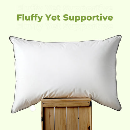 Luxury hotel bed down alternative cooling pillow