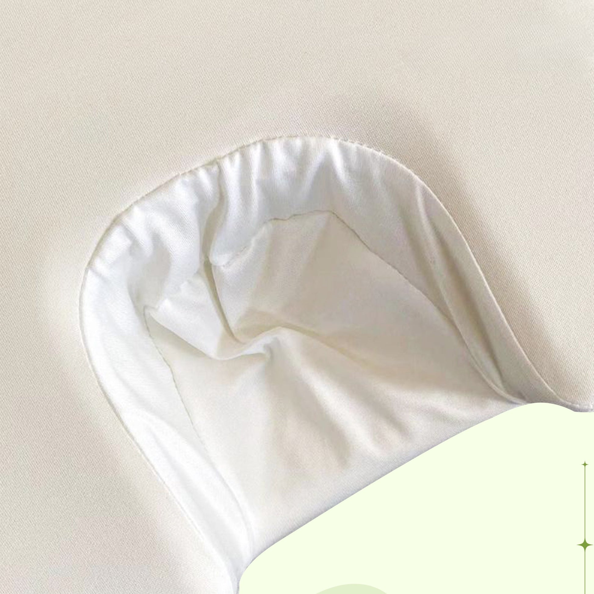 2-in-1 anti-wrinkle beauty neck pillow with silk pillowcase