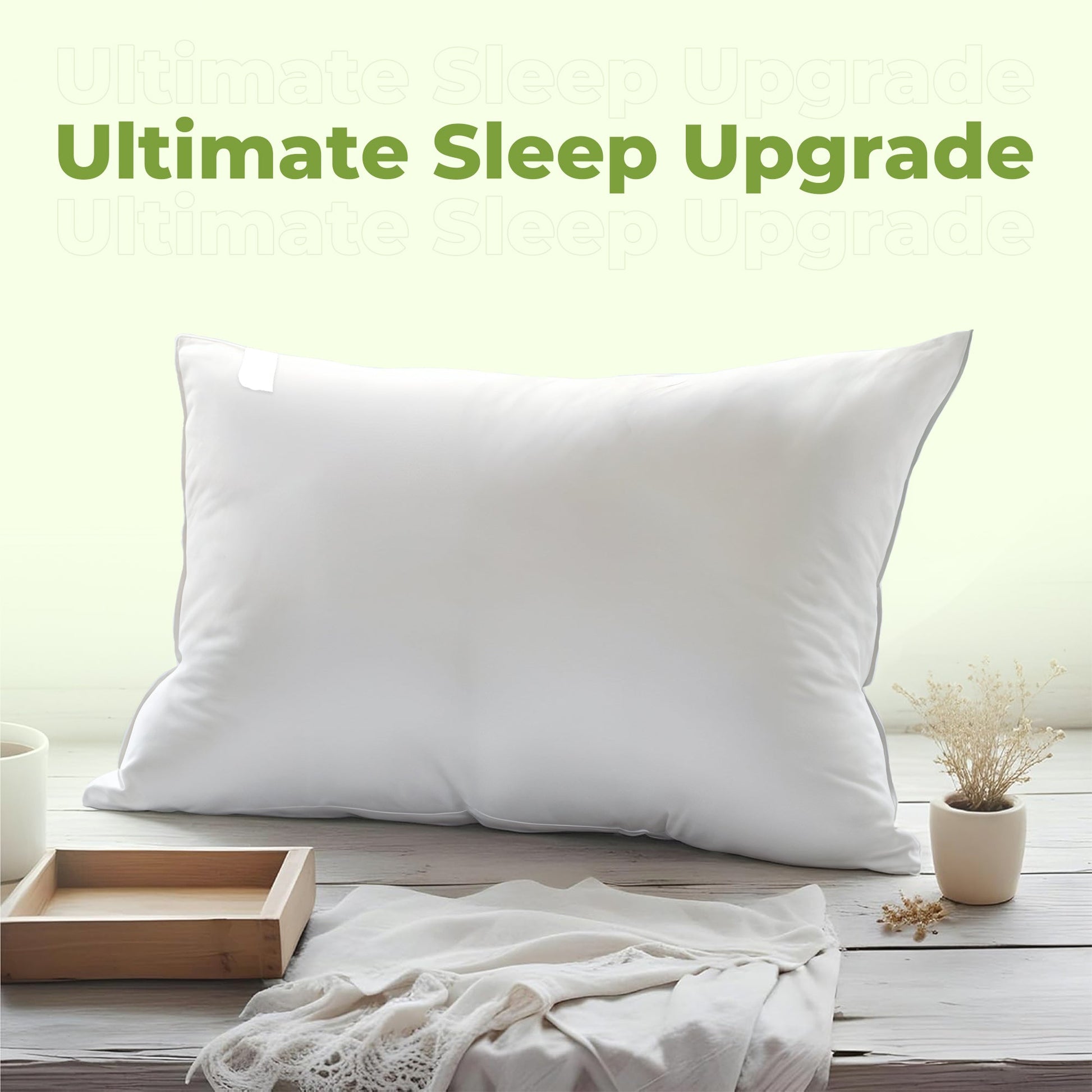 Luxury hotel bed down alternative cooling pillow