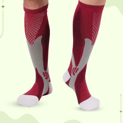 All-day compression socks for lower leg fatigue and swelling