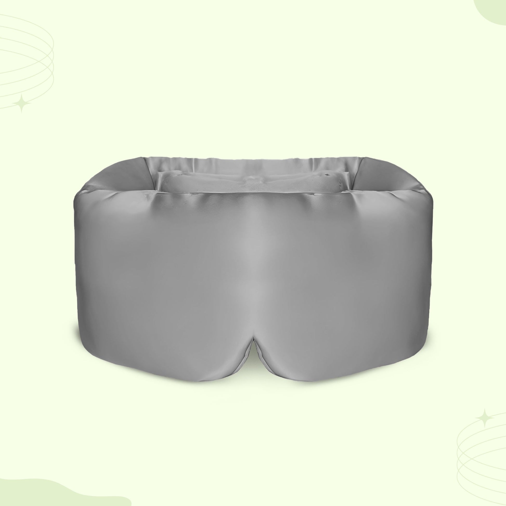 Padded silk eye sleep mask plush light-blocking