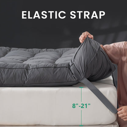 Luxury top mattress topper for restful sleep