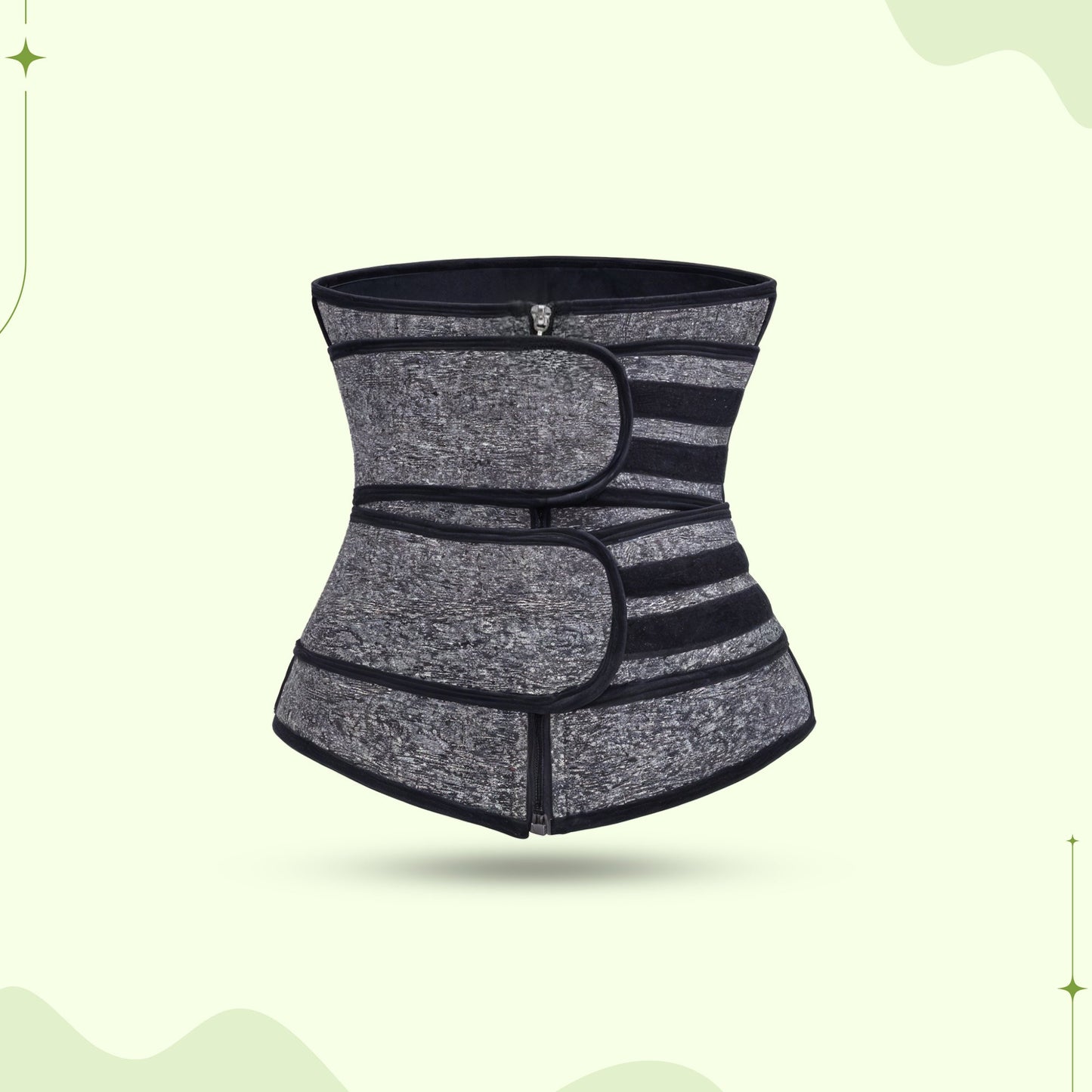 Women's waist trainer body shaper sweat belt for tummy control