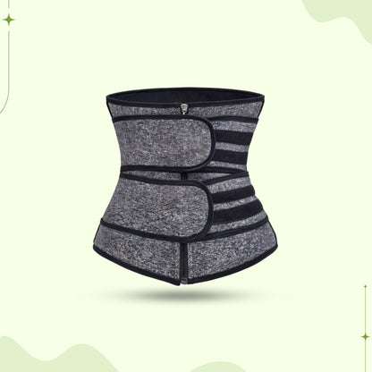 Women's waist trainer body shaper sweat belt for tummy control