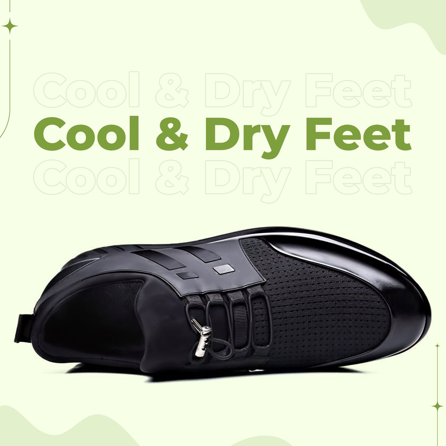 Men's orthopedic comfort dress shoes polished class