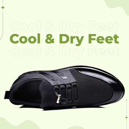 Men's orthopedic comfort dress shoes polished class