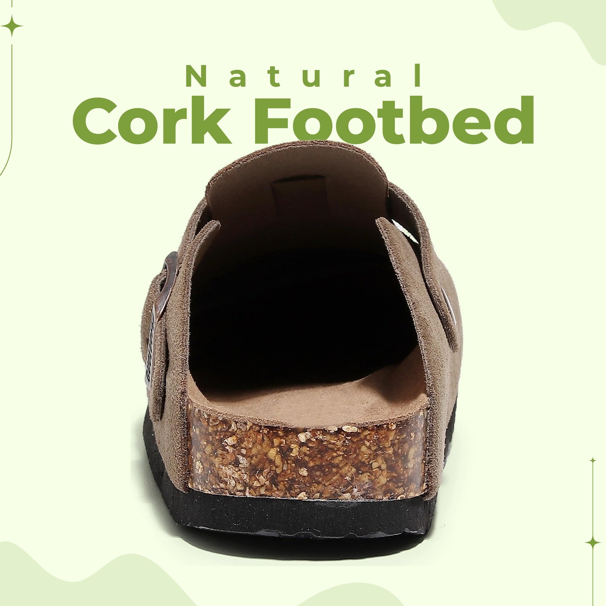 Women's classic cork clogs cork footbed all-day comfort