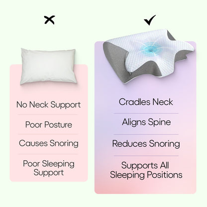 Butterfly memory foam neck pillow with armrests