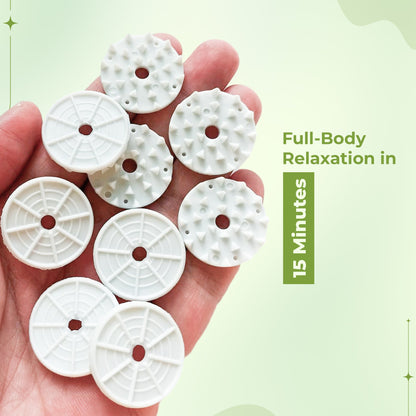 Acupressure mat and pillow set for relaxation