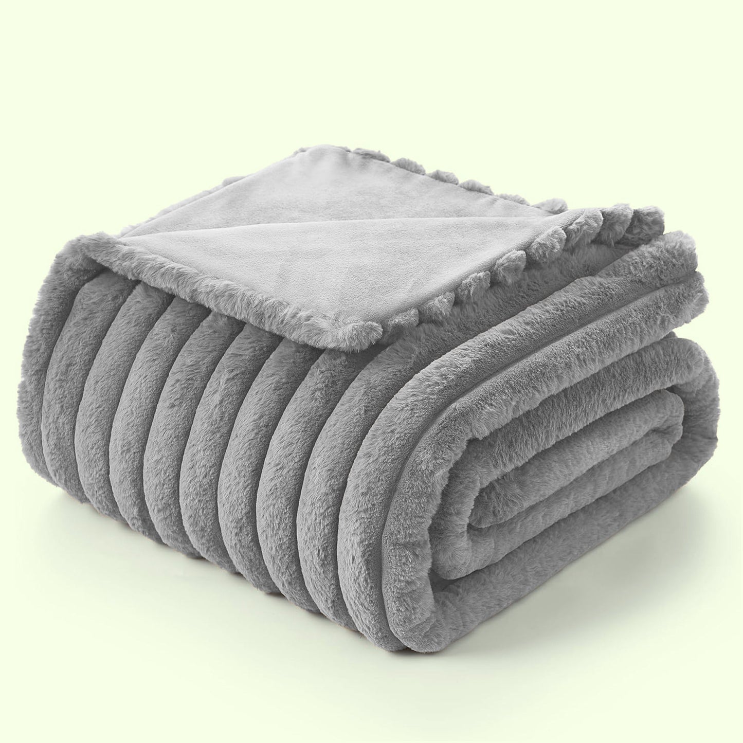 Bedding fleece fluffy soft blanket throw