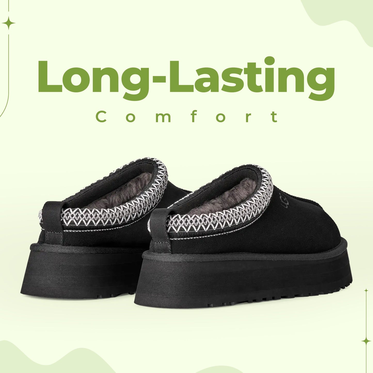 Cozy memory foam women's slippers indoor outdoor