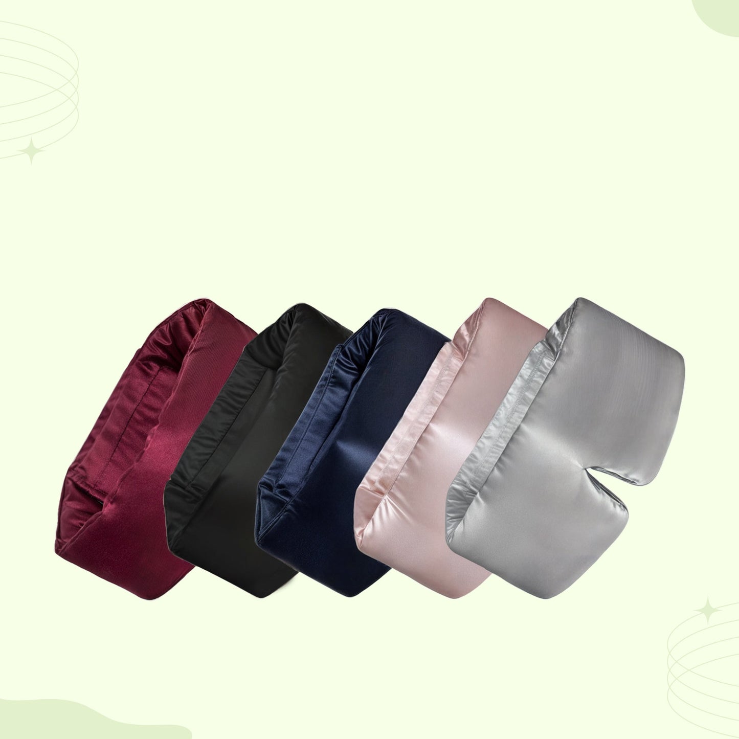 Padded silk eye sleep mask plush light-blocking