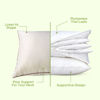 Adjustable layer pillow customizable loft for every sleeper