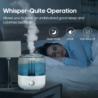 Large capacity home air humidifier sleep comfort