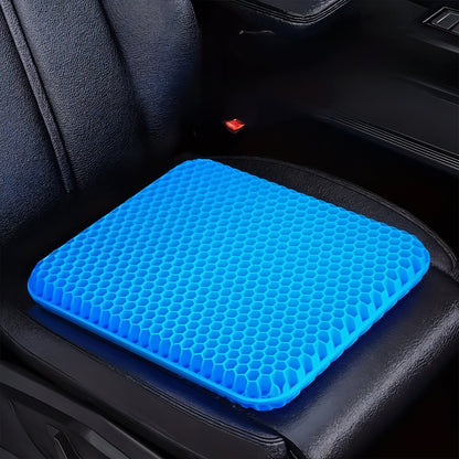 Honeycomb gel seat cushion for office and car