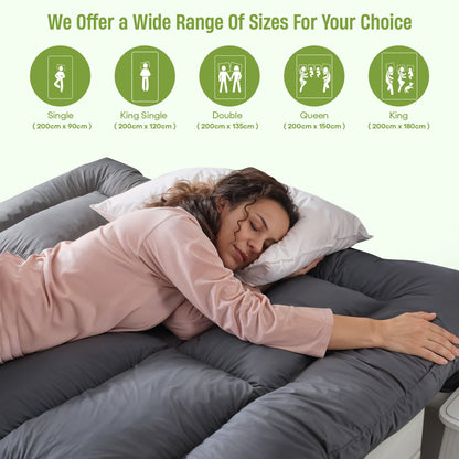 Luxury top mattress topper for restful sleep