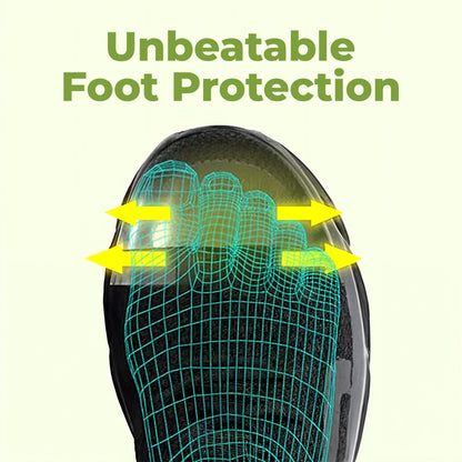 Ultra-light breathable steel toe anti-slip work shoes