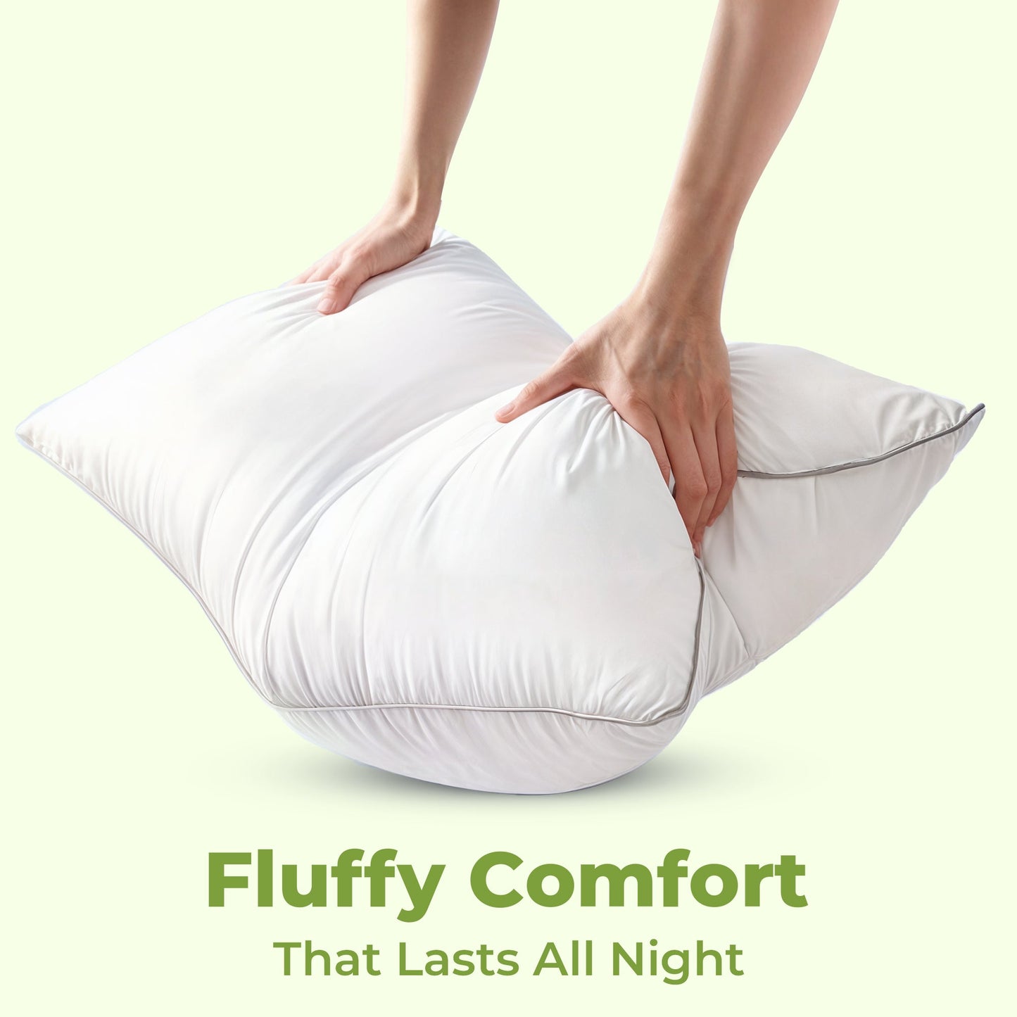Luxury hotel bed down alternative cooling pillow