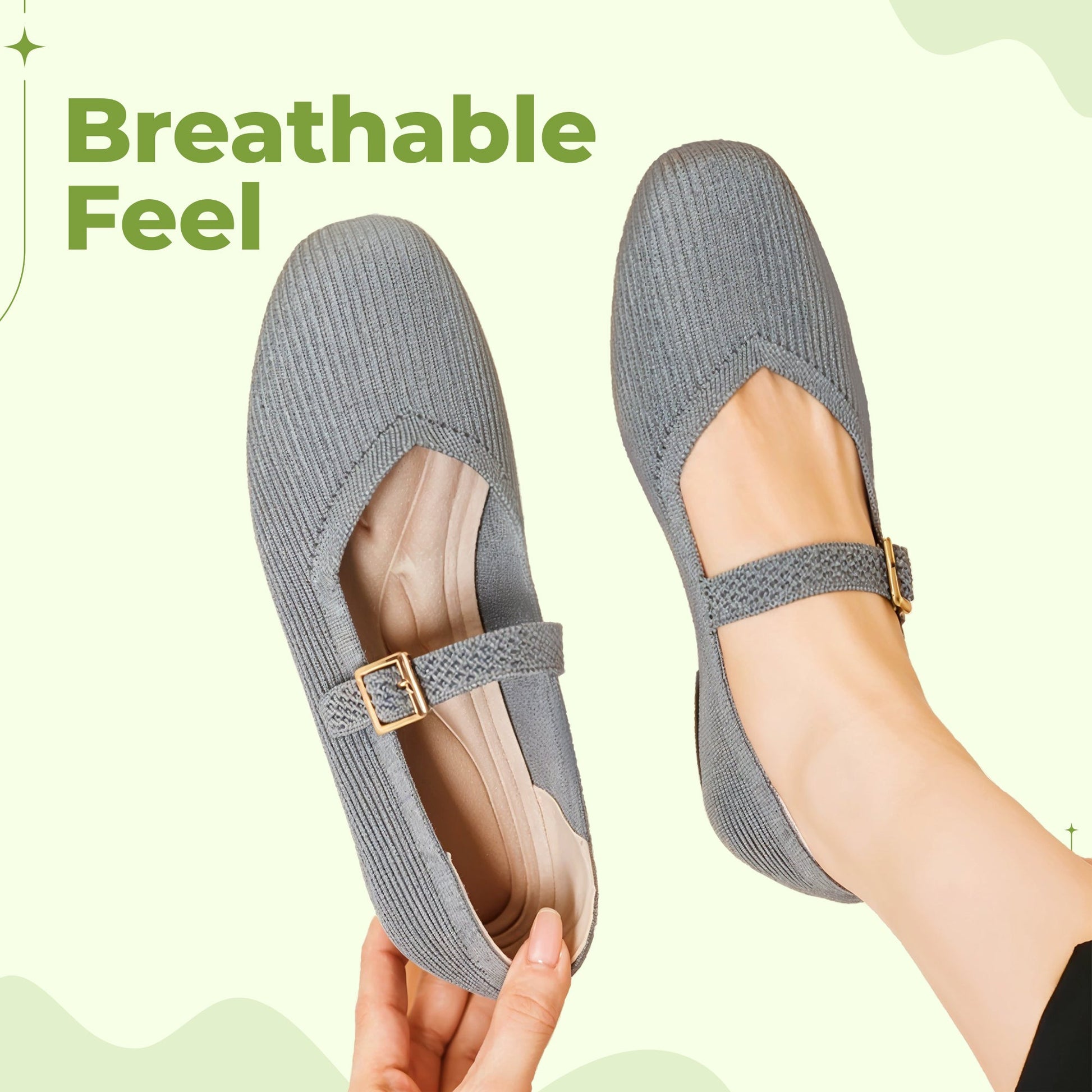 Women's cushy square-toe elegant comfort sandals