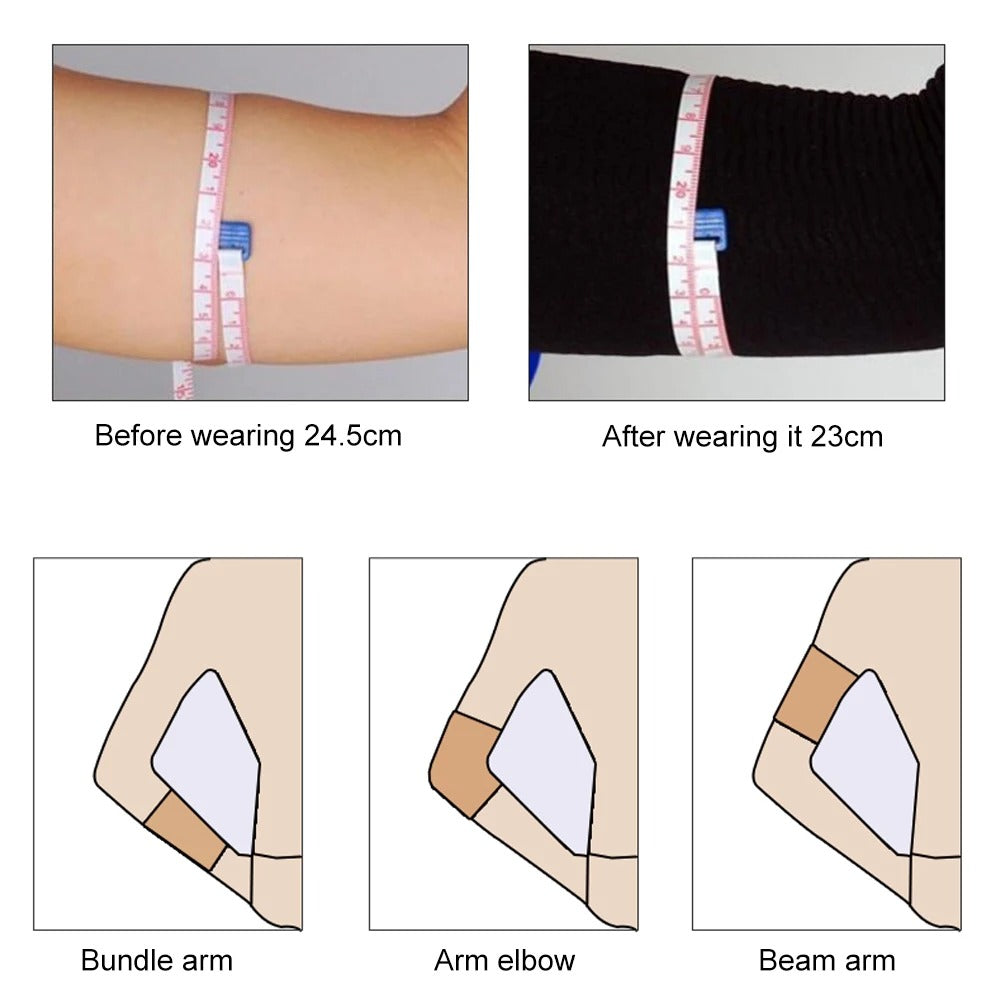 Compression sleeves muscle support and circulation boost