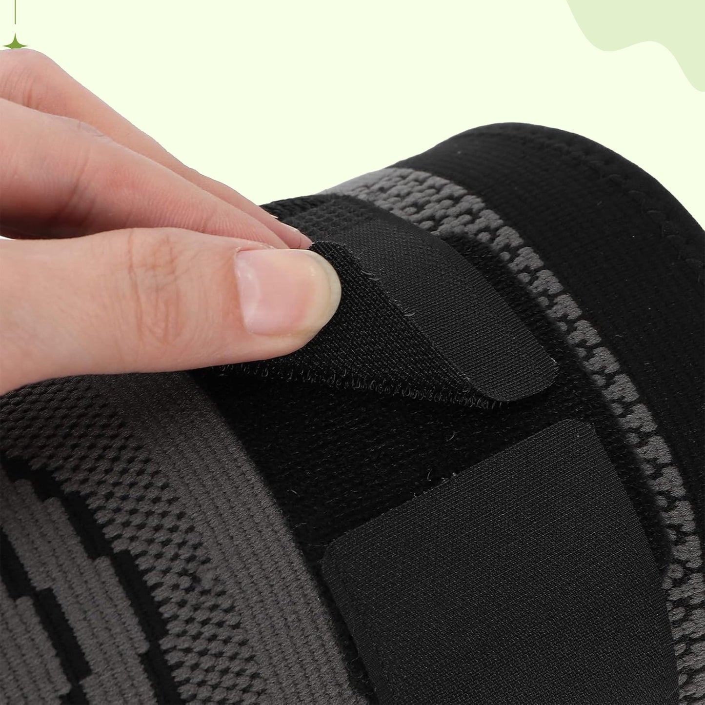 Compression knee support sleeve for men and women