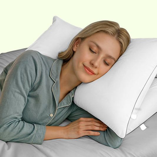 Luxury hotel bed down alternative cooling pillow