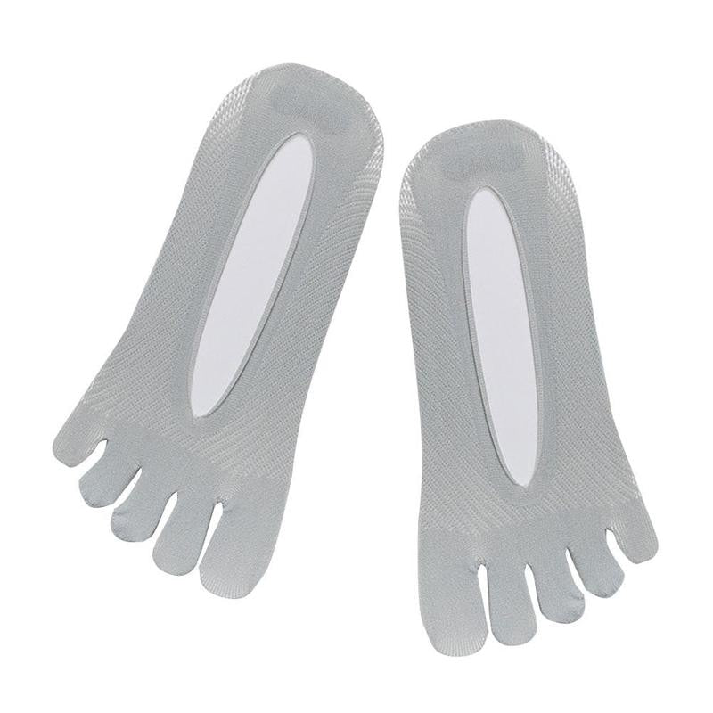 Five-toe compression socks for bunion alignment and blister prevention