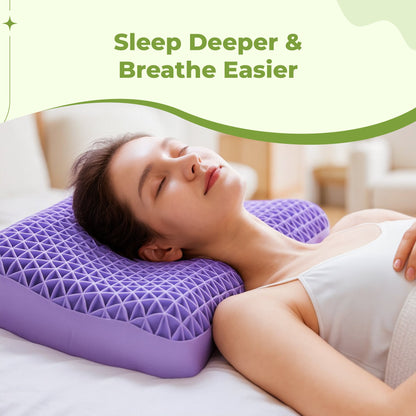Orthopedic pectin pillow ergonomic support for sleep