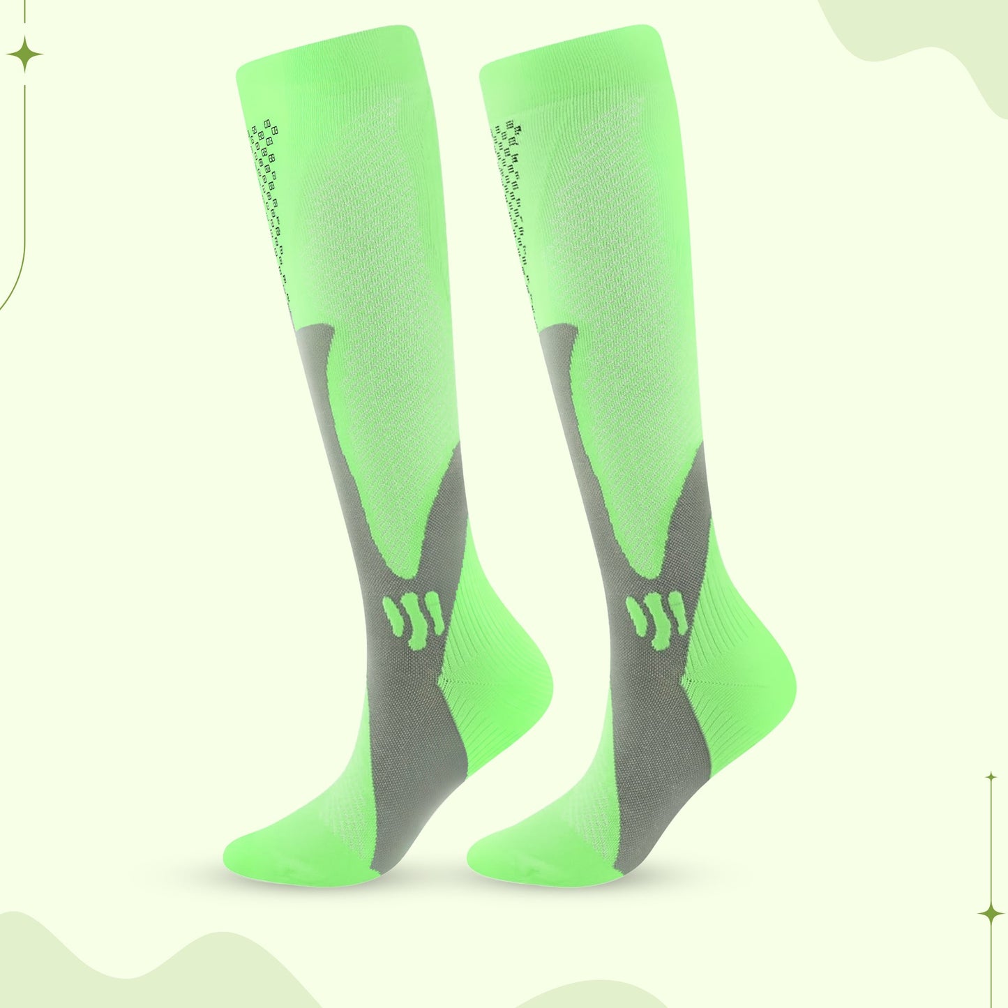 All-day compression socks for lower leg fatigue and swelling