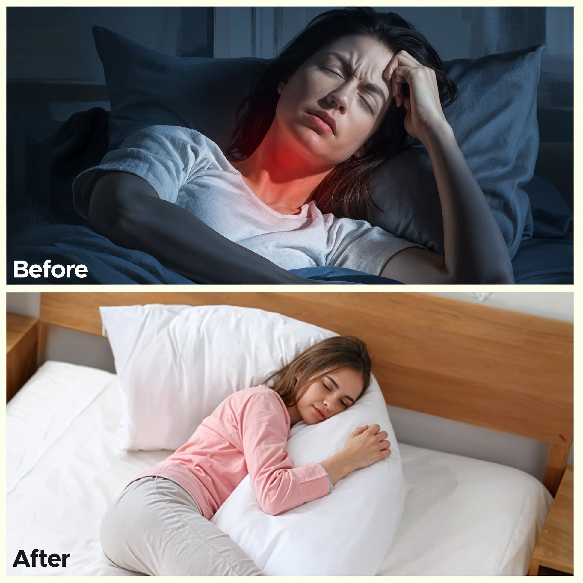 Full body support pillow long-lasting comfort