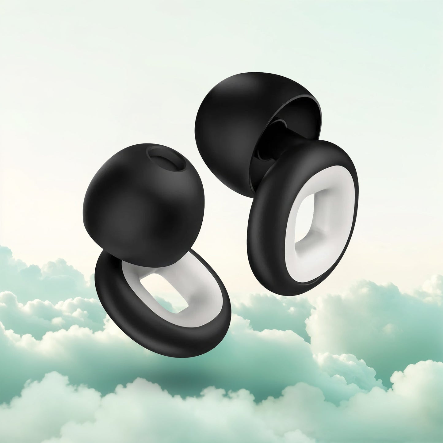 Travel sleep set padded eye mask and noise earplugs