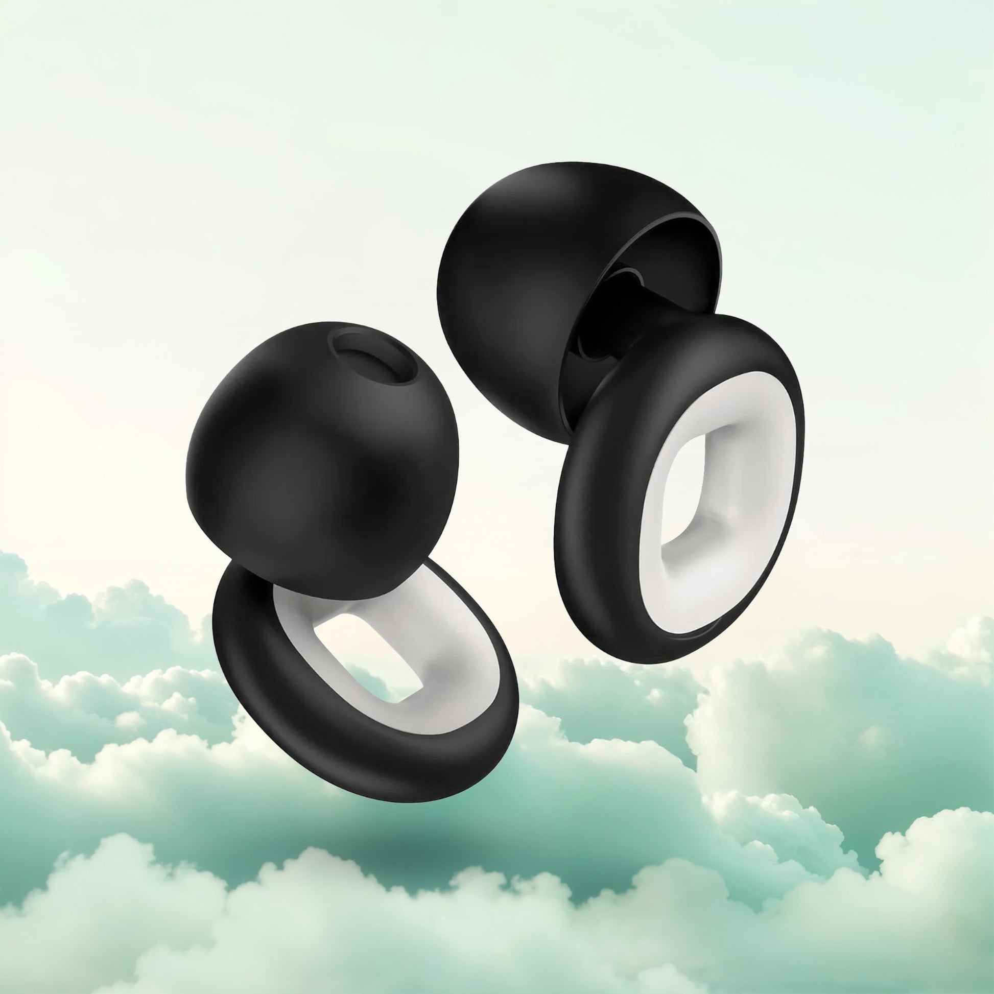 Travel sleep set padded eye mask and noise earplugs
